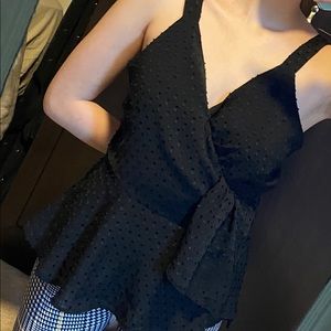 Wrap tie blouse LOFT